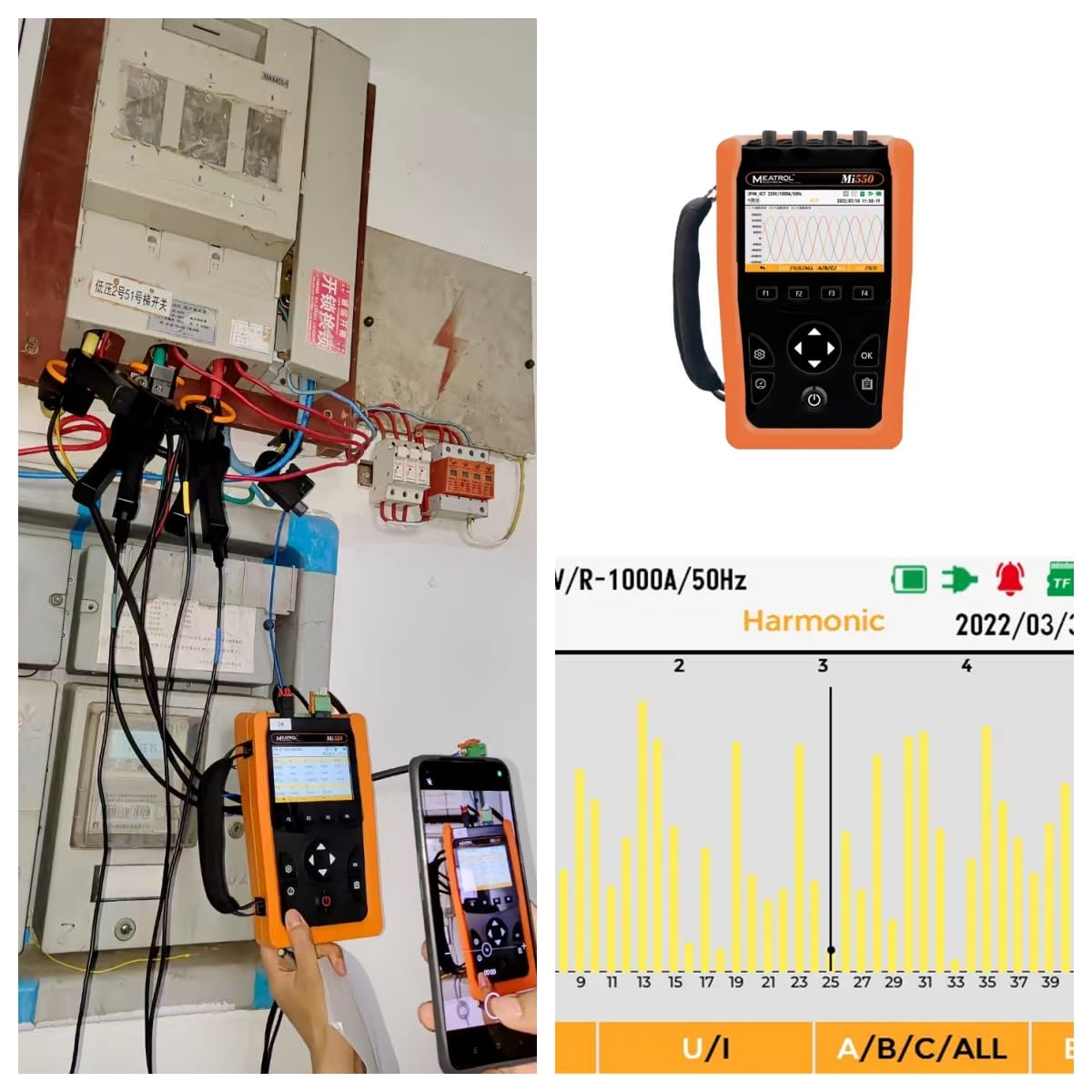 Solar System Analyzer ME435 Three Phase Power Data Logger Digital