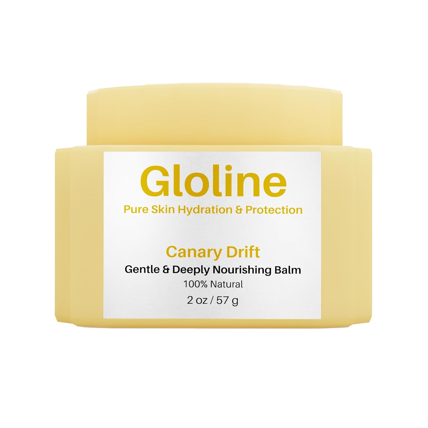 Gloline Canary Drift – Natural Skin Superfood Balm for Face & Body with Squalane, Shea Butter, Vitamin E Oil for Skin Nourishment + 6 Antioxidant-Rich Botanicals | Nourishing Face and Body Moisturizer