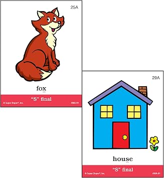 Super Duper Publications | Articulation S Sound Fun Deck | Vocabulary and Language Development Flash Cards | Educational Learning Materials for Children