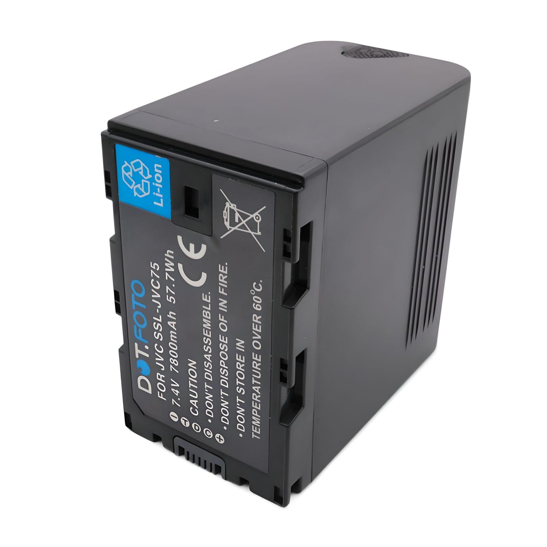SSL-JVC75 Premium 7.4v / 7800mAh Batterie Rechargeable pour JVC GY-HMQ10, GY-HM200, GY-HM600, GY-HM650, GY-LS300CHE, JY-HM360