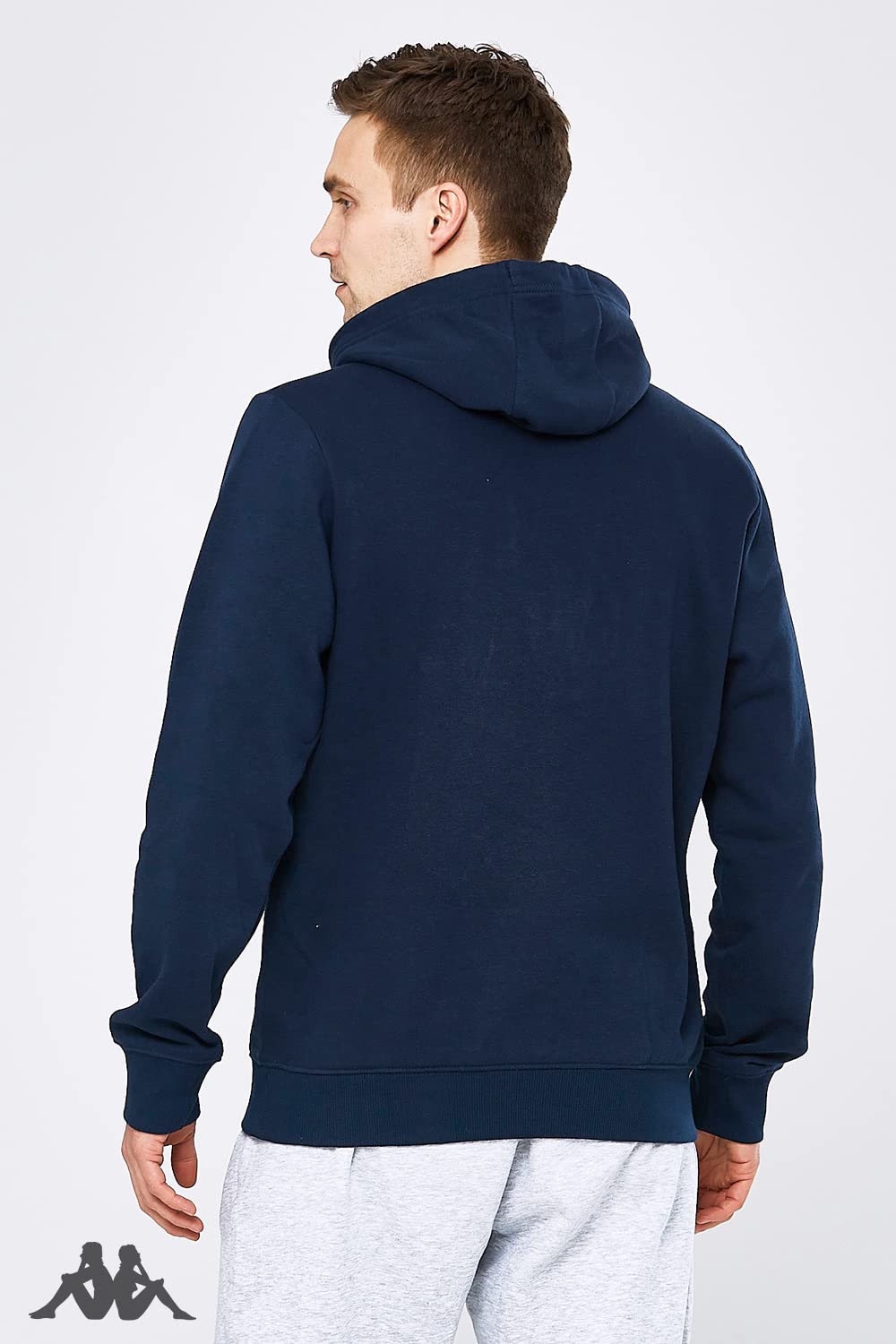 Kappa Felpa con Cappuccio Venno, Leggera, da Uomo, in Cotone di Alta qualità, Ideale per L'Estate e l'autunno, per Il Tempo Libero e Lo Sport, Abbigliamento da Uomo