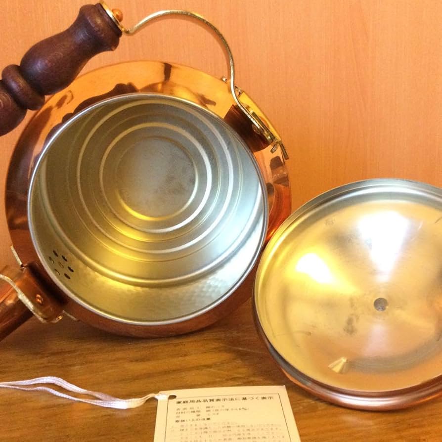 兼芝　銅製ケトル　やかん　キングカパー 銅鍋 Amazon | デッドストック 兼芝 銅製ケトル やかん 2リットル