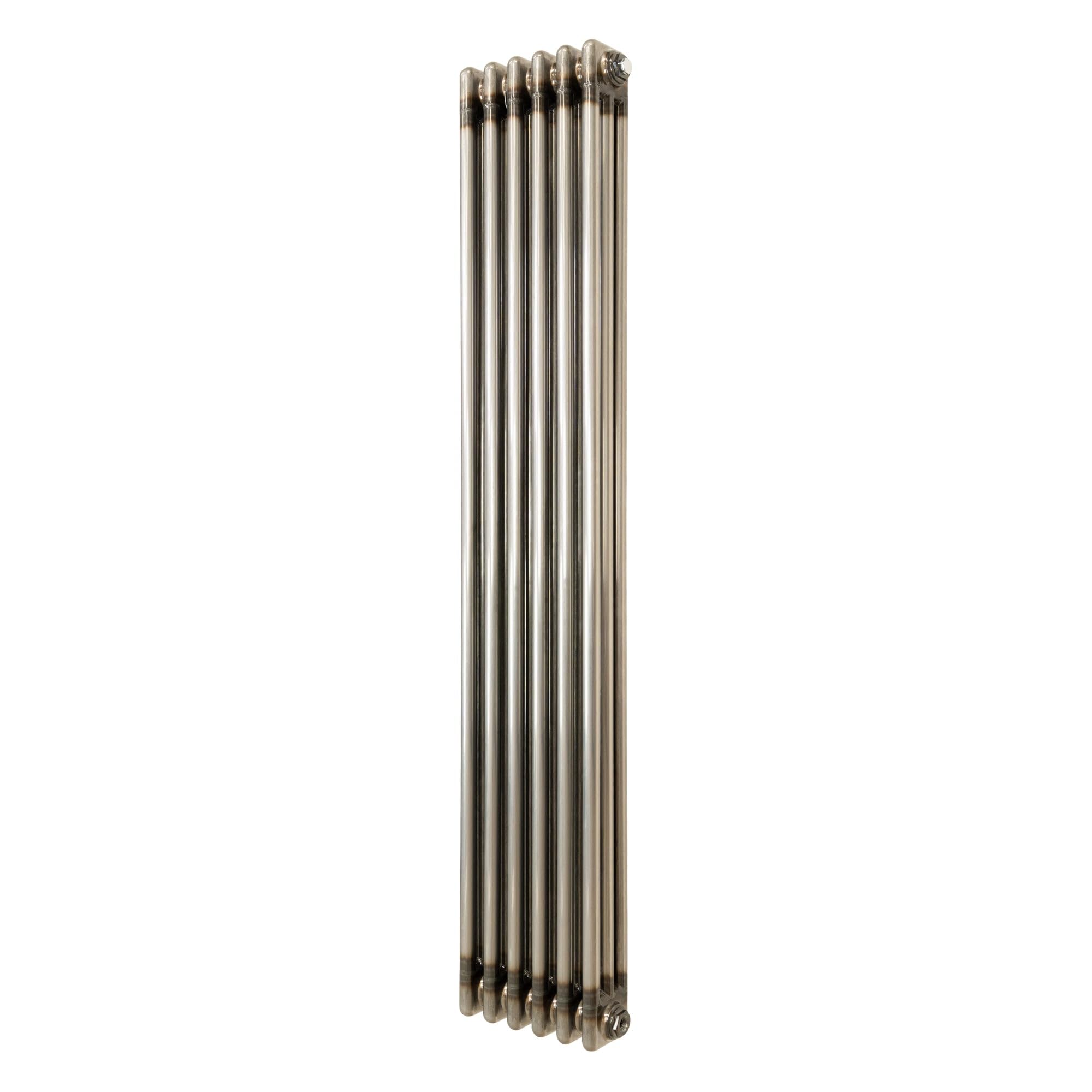 Monstershop Unisex Silver Traditional Column Radiator - 1500 X 290Mm - Raw Metal In Size 3