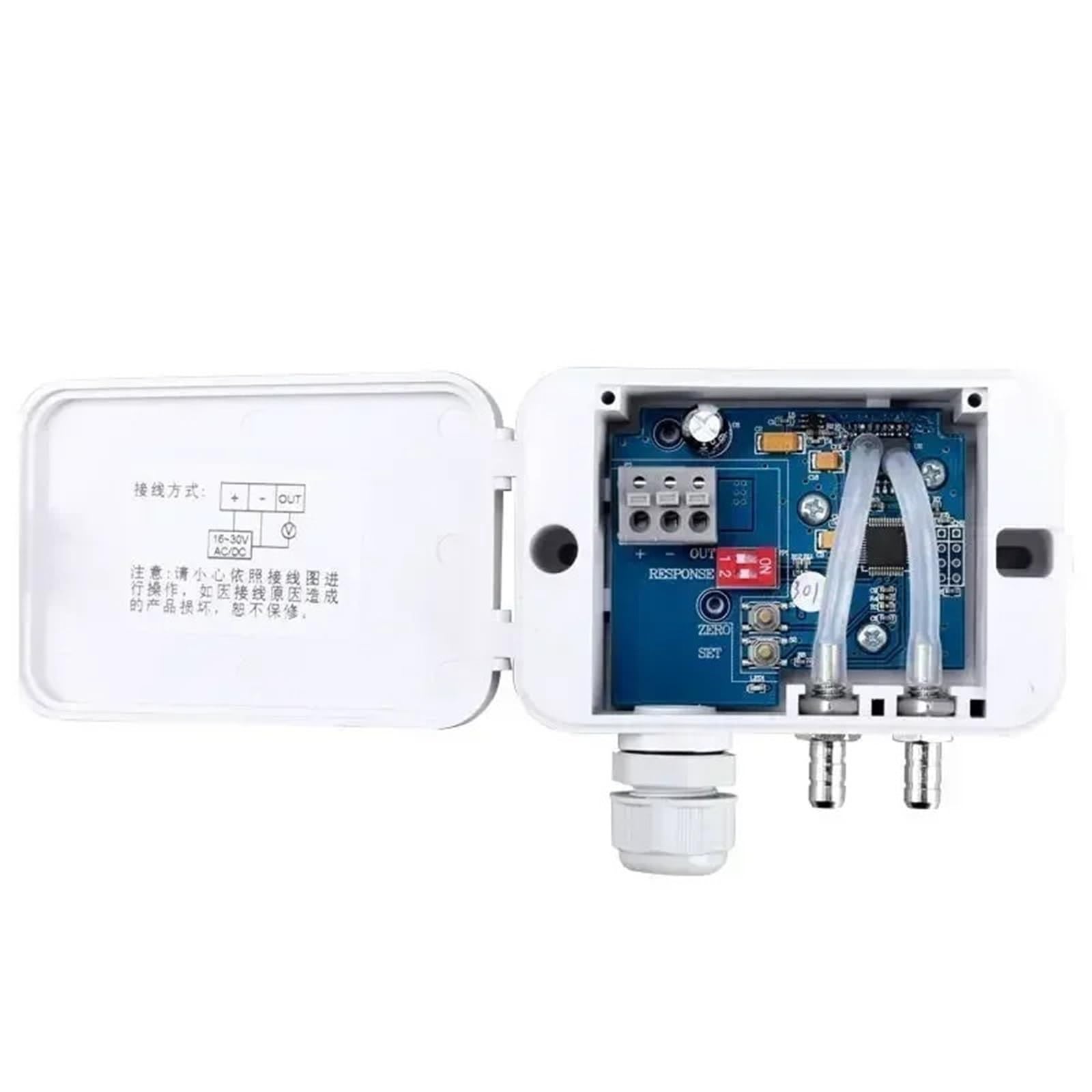 Mini transmisor de presión diferencial, aire, sensor Alta precisión(0～100Pa)