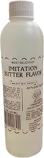 Superior Flavors 8oz Bottle | Cooking and Baking Flavoring | Delicious Substitute for Vanilla Extract | Water Based, and Alcohol Free (Butter)