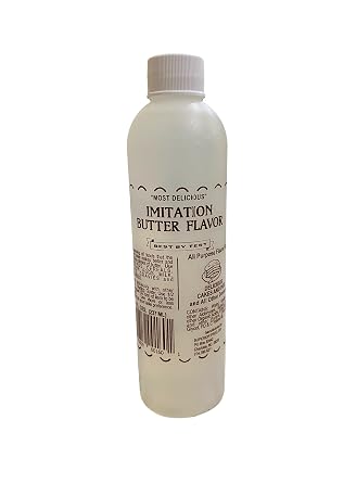 Superior Flavors 8oz Bottle | Cooking and Baking Flavoring | Delicious Substitute for Vanilla Extract | Water Based, and Alcohol Free Butter
