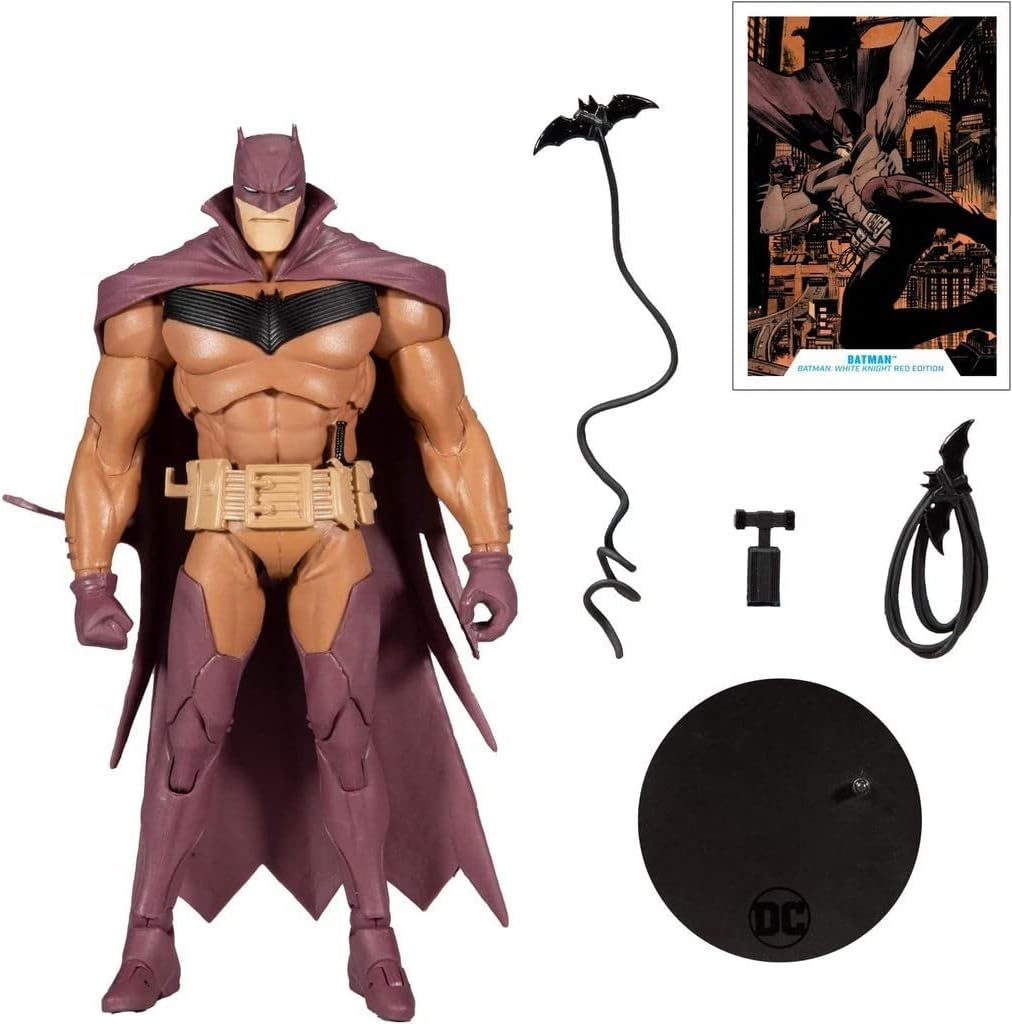 McFarlane DC Multiverse - 7" White Knight Batman Figure - Red Variant Eddition Various 15138-1