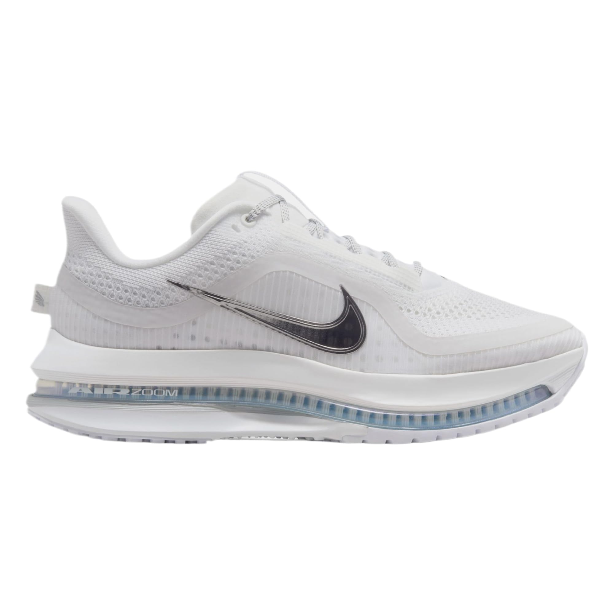 Pegasus Premium Women's Road Running Shoes (White/Metallic Silver/Metallic Silver)