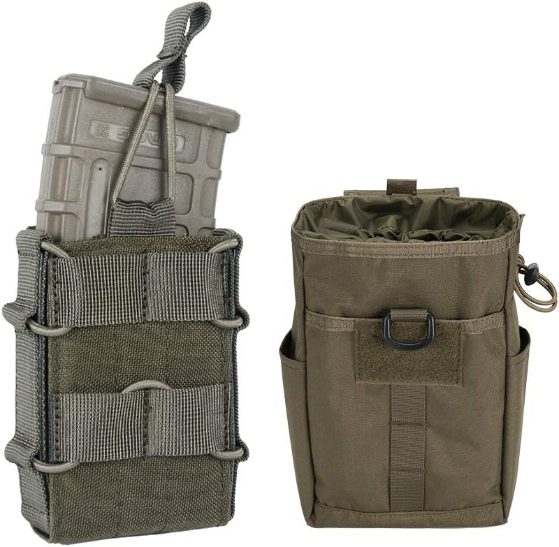 Tactical Molle Single Open-Top Mag Pouch Molle Dump Pouch