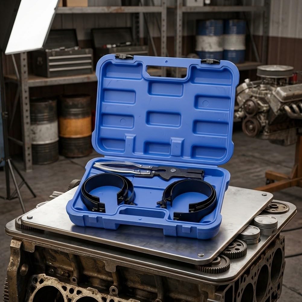 Set di attrezzi per compressore ad anello del pistone