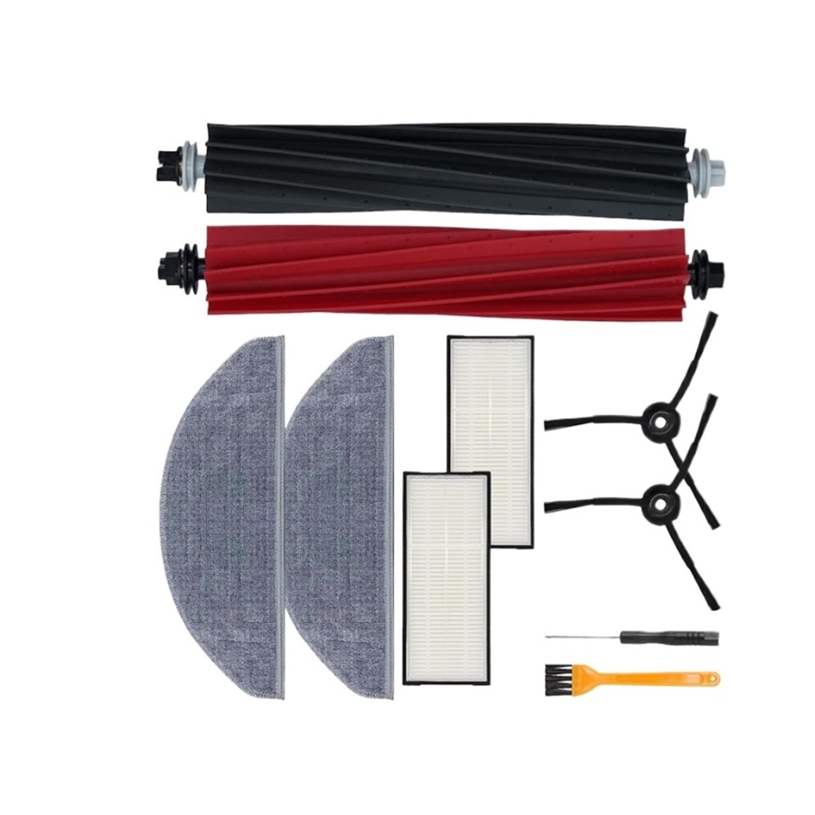 COovs Robot Vacuum Cleaner Main Brush/Filter/Side Brushes/Mop Cloth/Accessories Kit .Compatible for Roborock S8 Pro Ultra / S8+/ S8