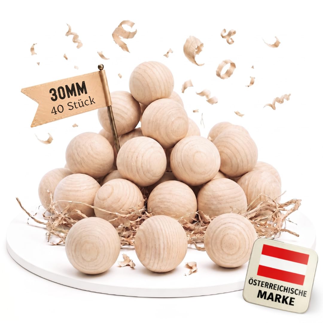 Holzkugeln ohne Loch