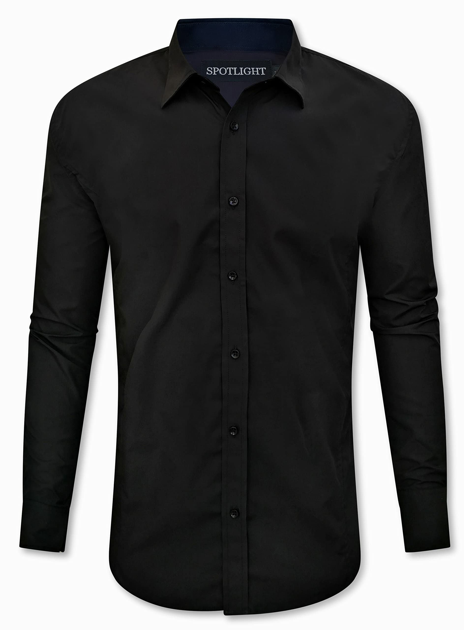 SPOTLIGHT Men's Full Sleeve Smart Fit Solid Formal/Casual Shirts