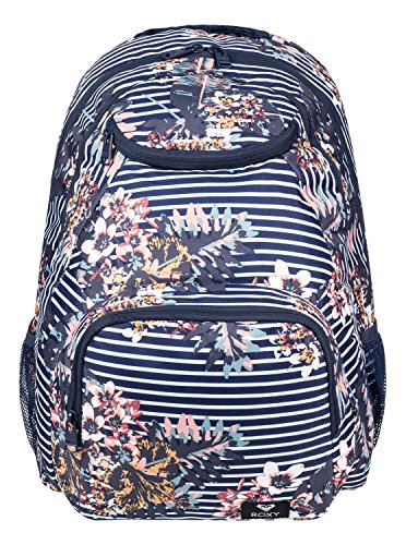 Roxy Shadow Swell Mochila Mediana  Mujer  Blanco Azul  Medieval Blue Boardwalk   24