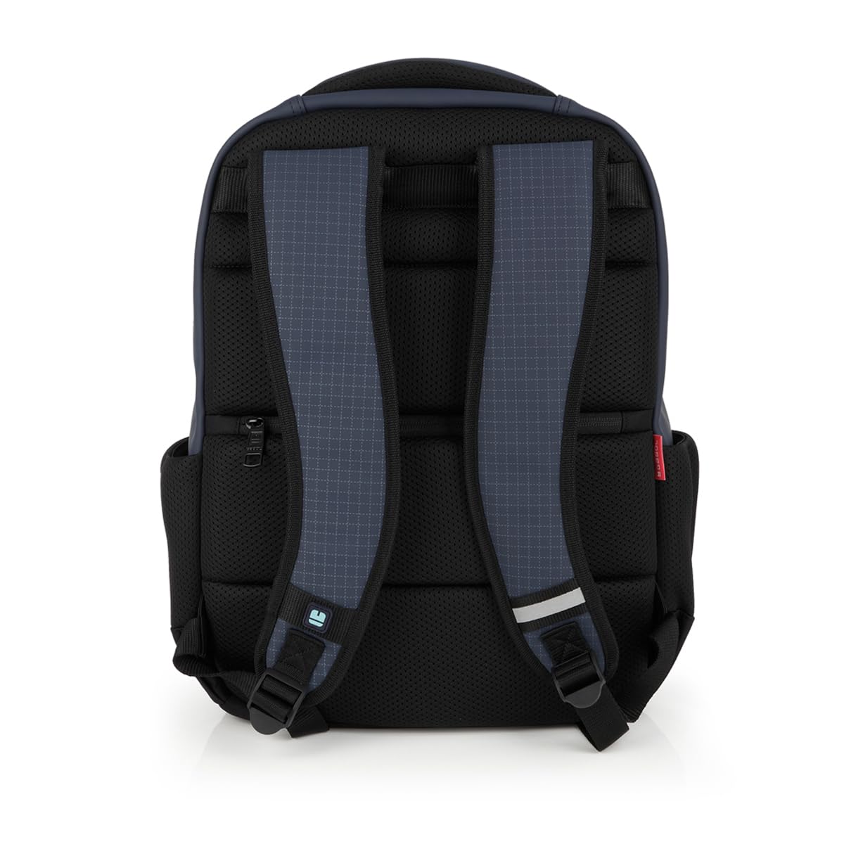 Gabol - Mochila de 2 Compartimentos Lion 31x43x17 cm - Organizador Interior - Espalda y Asas Acolchadas - Etiqueta Reflectante y Resistente al Agua - Diseño en Poliéster Resinado - Azul Marino