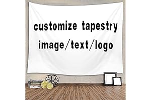 CHENGYANG: Custom Image Photo Tapestry - Personalized Backdrop Wall Hanging Gift for...