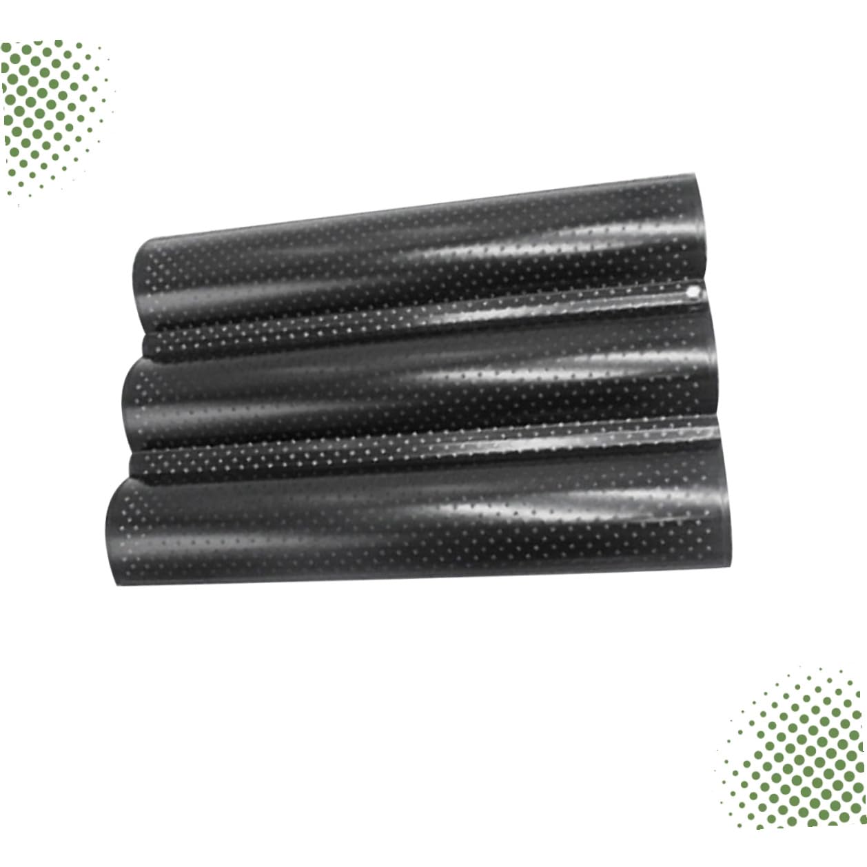 Alipis Baguette Backform Wellenmuster Mittelgroß Backblech Schwarz Antihaft Beschichtet Für Französisches Brot Backen Zuhause Und Bäckerei