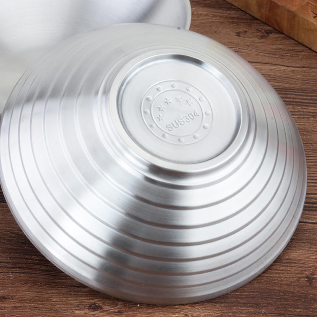 Supvox Edelstahl Suppenschüssel 16 cm Doppelwandig Isoliert – Ramenschüssel für Suppe Nudeln Reis und Salat Lebensmittelechte Servierschüssel für Küche und Haushalt