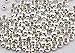 Produktbild fengge ca.. 1000pcs serre-câblé Kugel rund Bouchon Zubehör de Schmuck Basteln (Silber)
