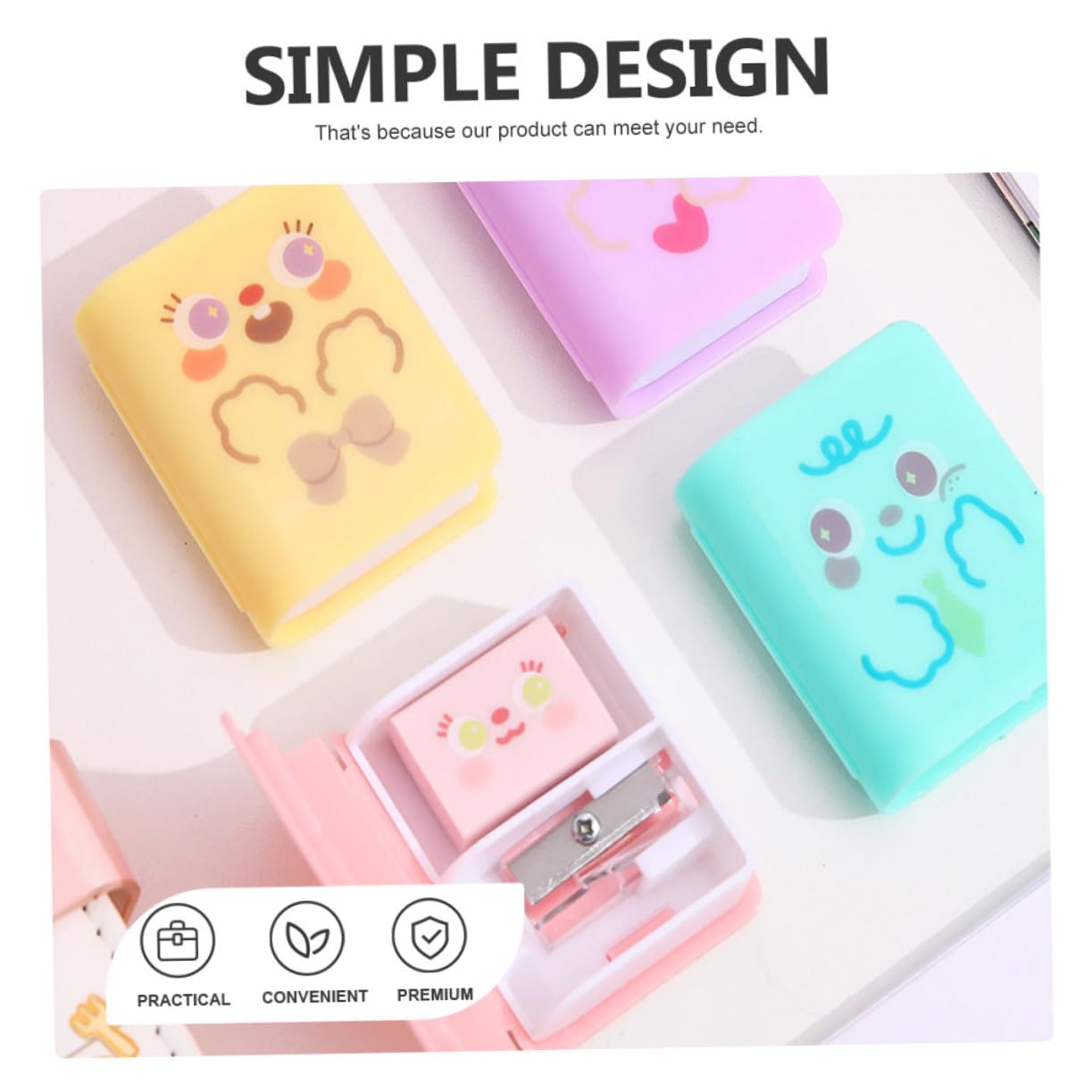 SHINEOFI 20pezzi Temperamatite Manuale Per Scuola Design Chic e Funzionale Materiale Affilatura Veloce e Precisa Strumento Necessario Per Studenti e Ufficio