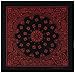 Large Bandanas 27 x 27 | Versatile Biker Rags | Classic Paisley Bandana Pattern,6 Pack,B.White/B.Copper/B.Red/White/Red/Navy