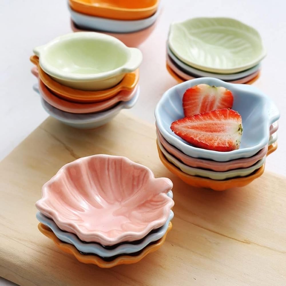 旬の一皿「前菜６種」 | 和酒と和談 かこみ料理 醍庵 前菜プレート 6インチのセラミックデザート料理醤油浸漬板スナックフルーツ前菜サイド皿のサービング料理和風和風食器セット（2パック）