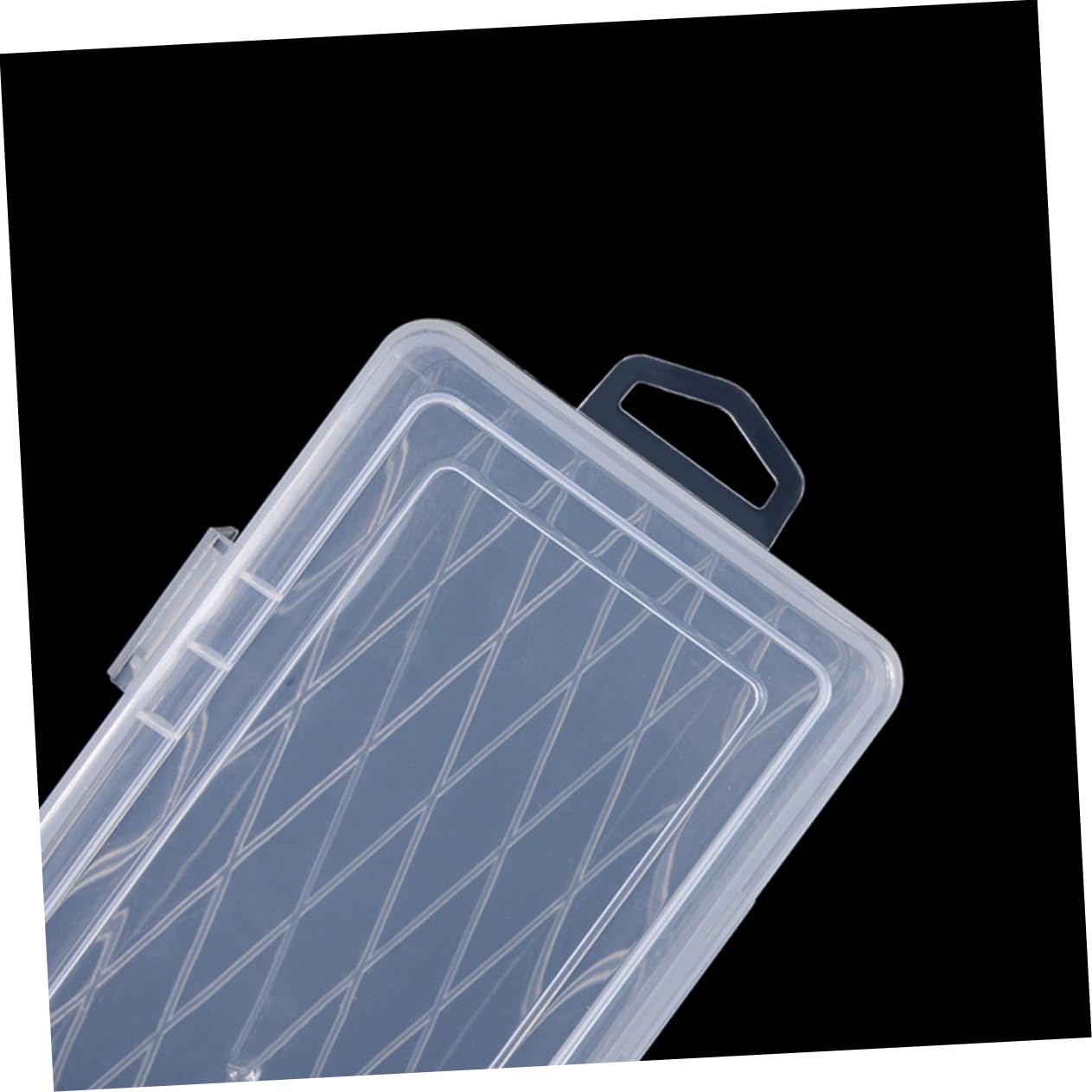 KONTONTY Large Capacity Tool Box Design Sturdy Plastic Bead Organizer Craft Organizer Storage