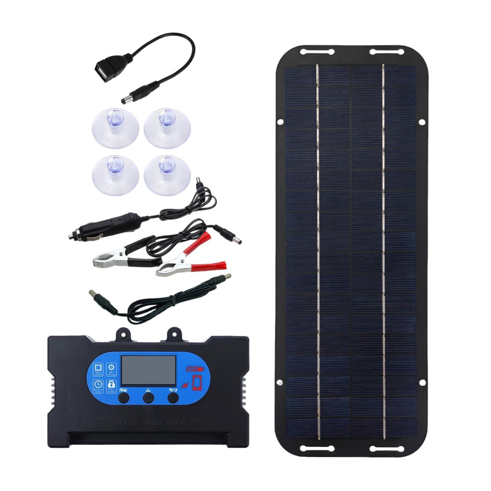 ATORSE Solarpanel Set Easy to Use Ip65 Waterproof Accessories for Motorhome Home Rv Without Controller-image-20