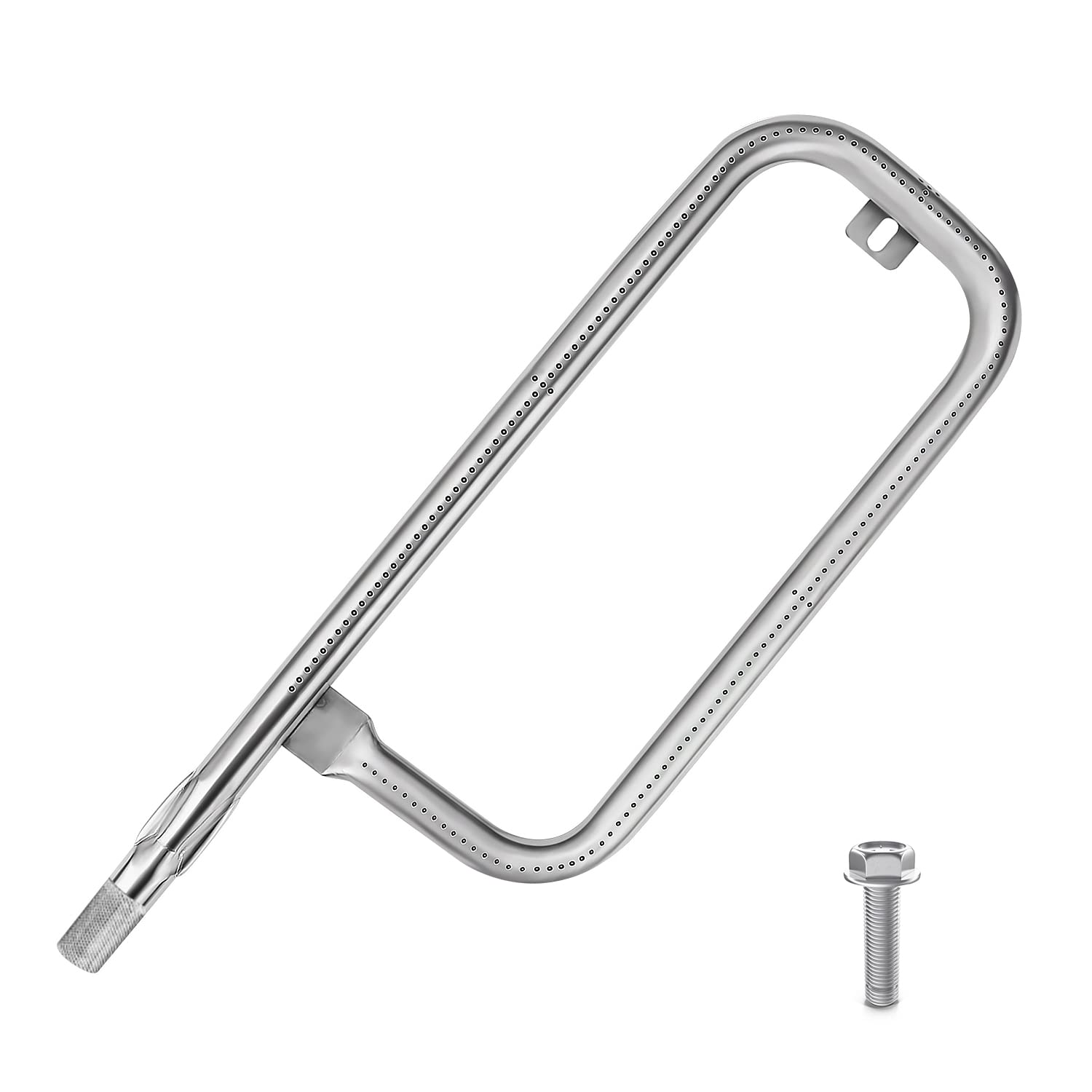 CANDANA Burner Tube for Weber Q200, 41862 Replacement Grill Burner for Weber Q200, Q220, Q2000 Q2200 20.5 Inches Grill Burner Tube Kit Replacement for Weber 69956/60041/41862