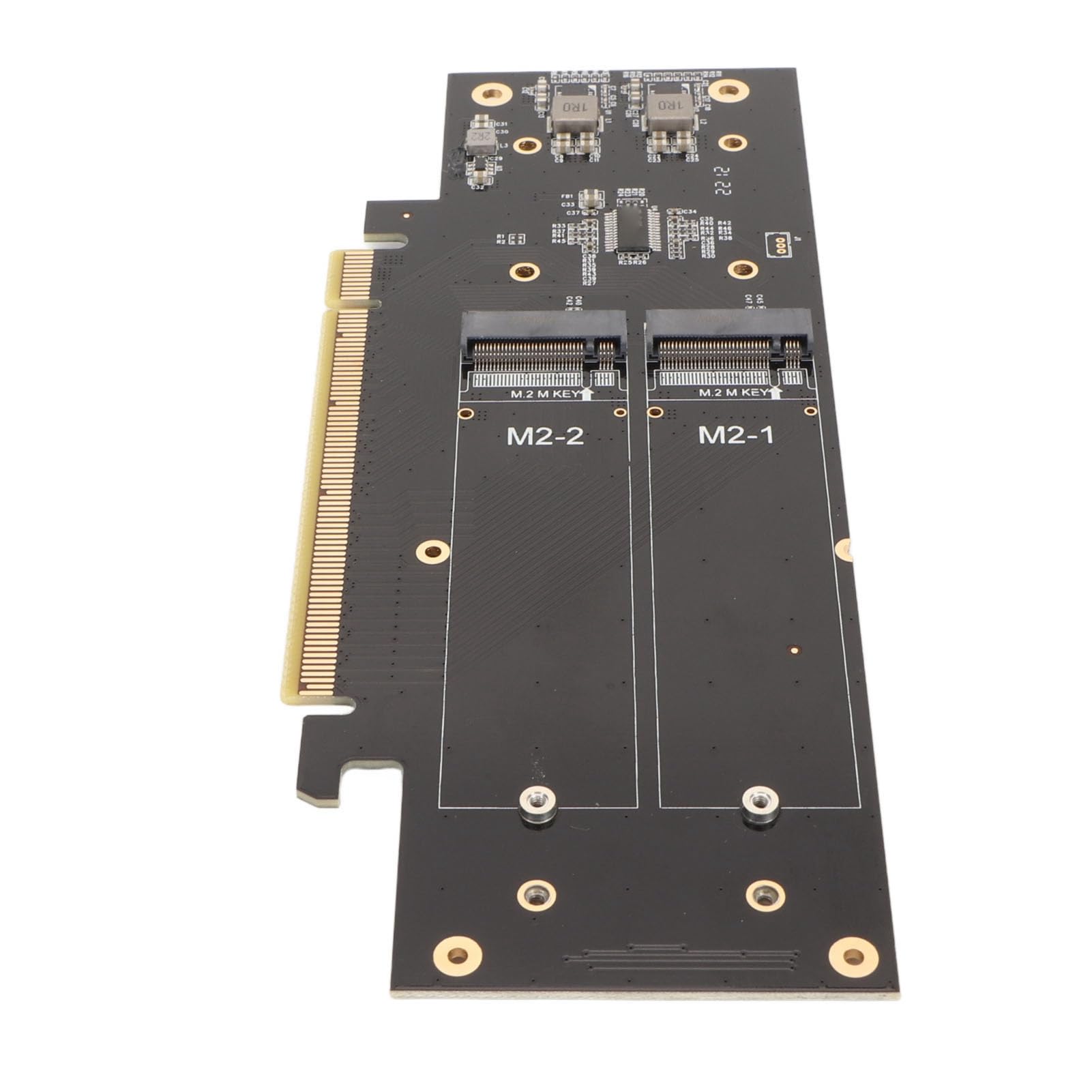 SIXRUN NVMe na PCIe X16 Adapter, 4 Dyski M.2 NVMe 2280