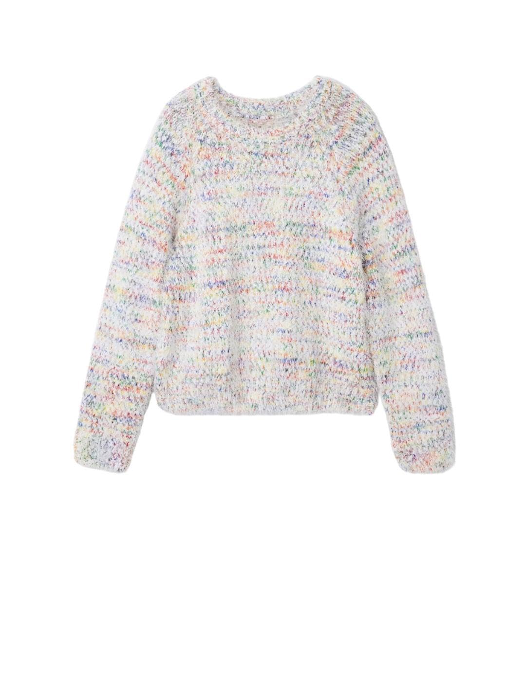 Desigual Mädchen Girl Flat Knit Pullover Sweatshirt