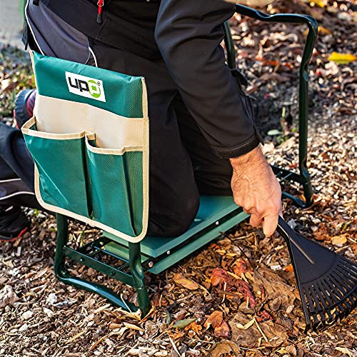 Knie- en zitbankje voor tuinwerkzaamheden belastbaar tot 100kg - Afbeelding 6