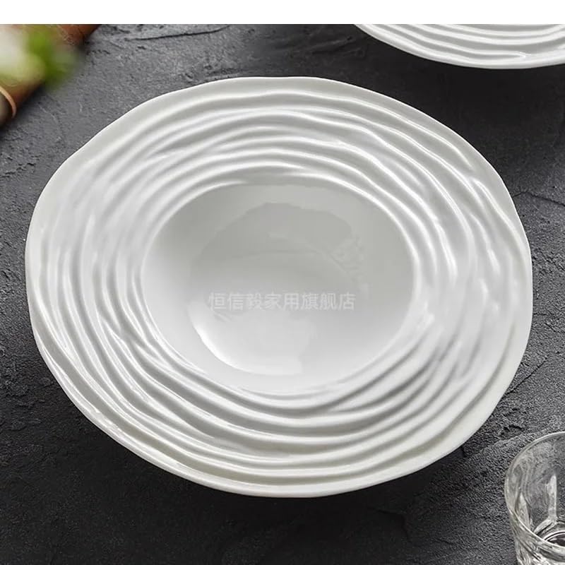 Talerze na przystawki ceramiczny głęboki talerz talerz sałatkowy talerz deserowy talerz do makaronu talerz do serwowania przekąsek tanie talerze