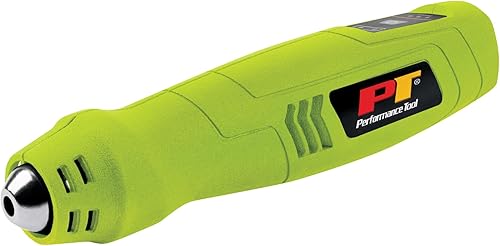 Performance Tool W2082 Pistola de calor inalámbrica recargable compacta, salida máxima de 600 grados, para resina epoxi, envoltura de vinilo, tubo