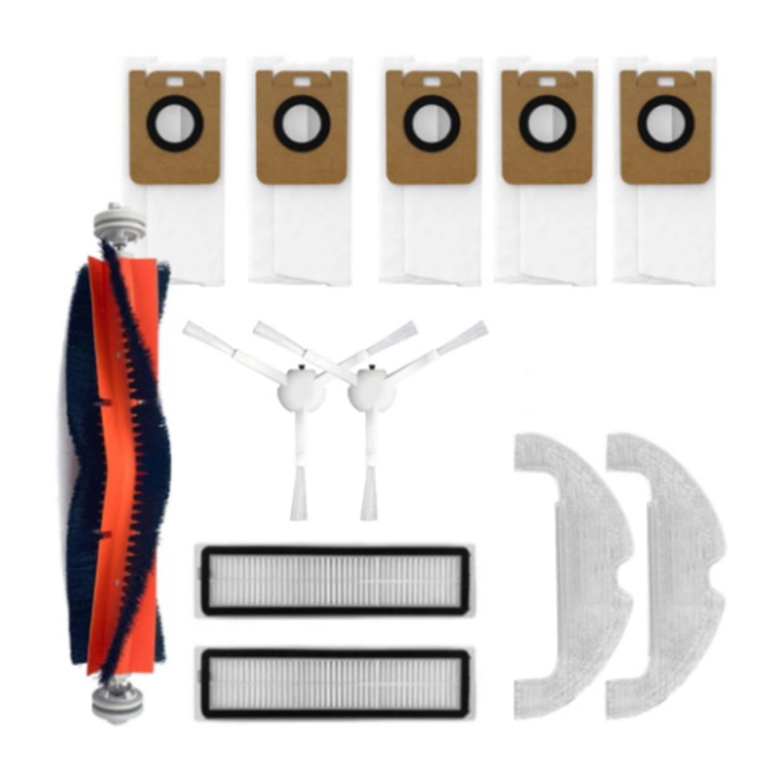 Sweeping Robot Accessories Multifunctional Set. Compatible for Dreame Bot Z10 Pro L10 Plus Robot Vacuum Cleaner, Spare Parts Filter Side Brush Main Brush Mop Cloths Dust Bag-image-42