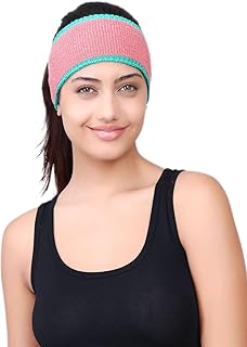 bharatasya SATAV Sports Women Sweatband for Running Gym Yoga Unisex Cotton Headband, Non-Slip, Breathable, Natural Fabric Sweatbands (Pink)-picture-21