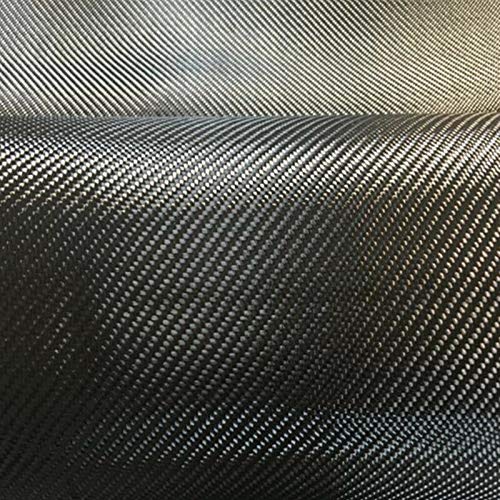 Paquet de tube noir 200g 50X200cm 3K de tissu de fibre de carbone DIY
