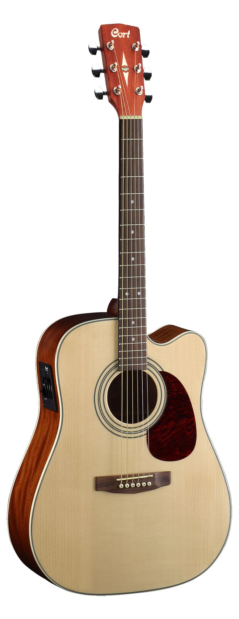 Cort A-001-0898-0 Chitarra Acustica Dreadnought Cutaway Elettrificata