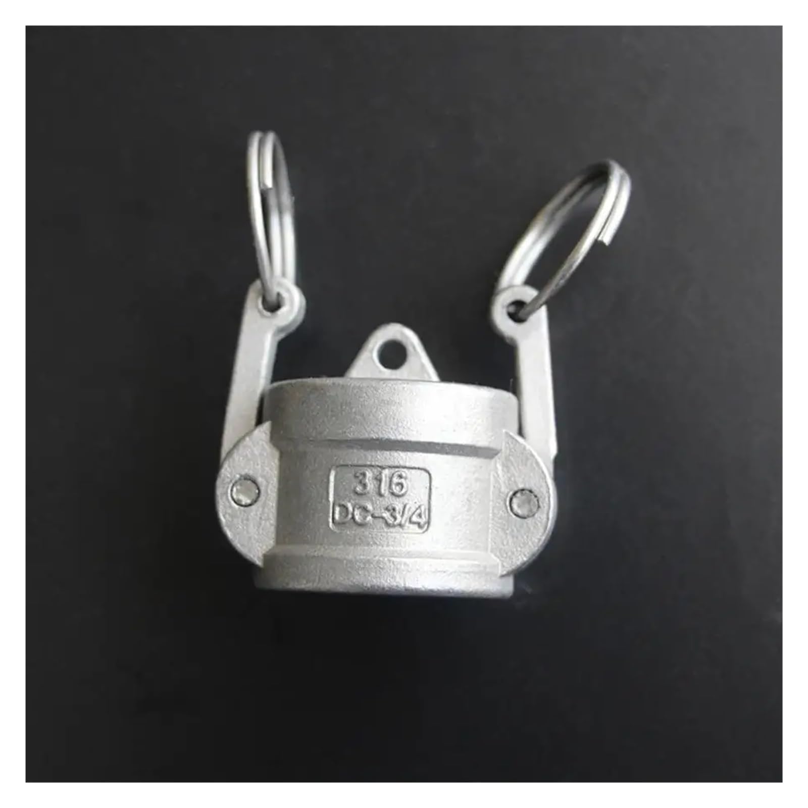 Tapa de extremo de 1/2" tipo C Camlock Acoplamiento de desconexión rápida 304/316 Ranura de leva Stianless(304,C_2-1/2")
