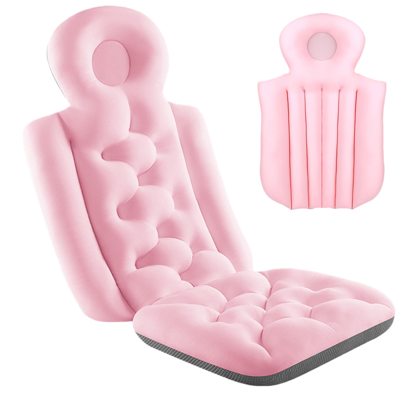 per vasca da bagno – rilassante spa, tappetino ergonomico per tutto il | corpo | funzione di supporto impermeabile comfort morbido e lavabile, ottimo accessorio per il relax per adulti,