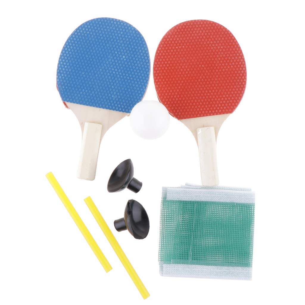 1 para mini tenisa stołowego rakieta do pingponga zestaw siatek + 1 x piłka