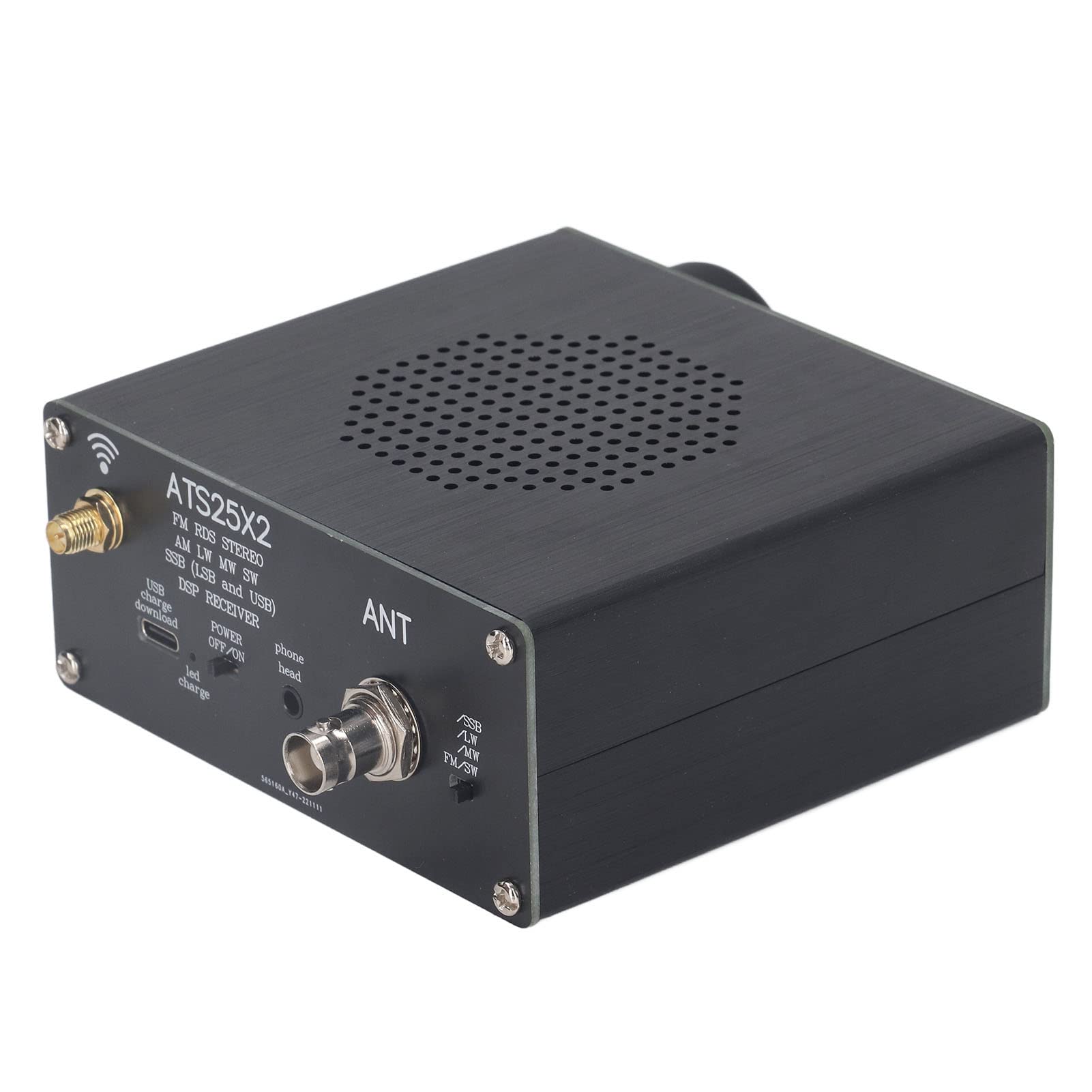 Receptor de Radio de Banda Completa DSP, ATS25X2 Escáner de Radio de Frecuencia de Onda Corta con Escaneo de Espectro