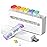 Weekly Pill Organizer 2 Times a Day - Am Pm Pill Box 7 Day, Large Twice Medicine Pill Case for Daily Medication, Vitamins, Fish Oils, Supplements Portable Week Pill Holder Container, Translucent White