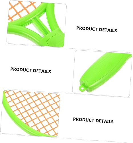 Miniatura 7 de BESTonZON Raqueta de tenis ligera portátil para deportes al aire libre con pelota para ejercicio y coordinación de ojos de mano y entrenamiento de