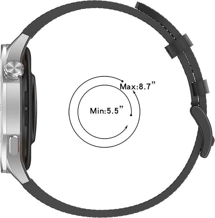 Correa de Cuero para Garmin Venu 4 45mm y otros modelos miniatura 6