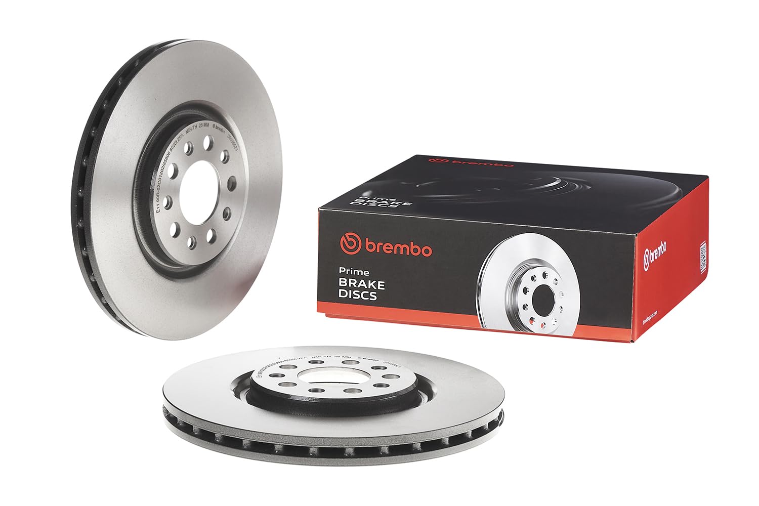 2x Brake Discs Pair Vented fits ALFA ROMEO 159 939 1.9D Front 05 to 11 939A2.000