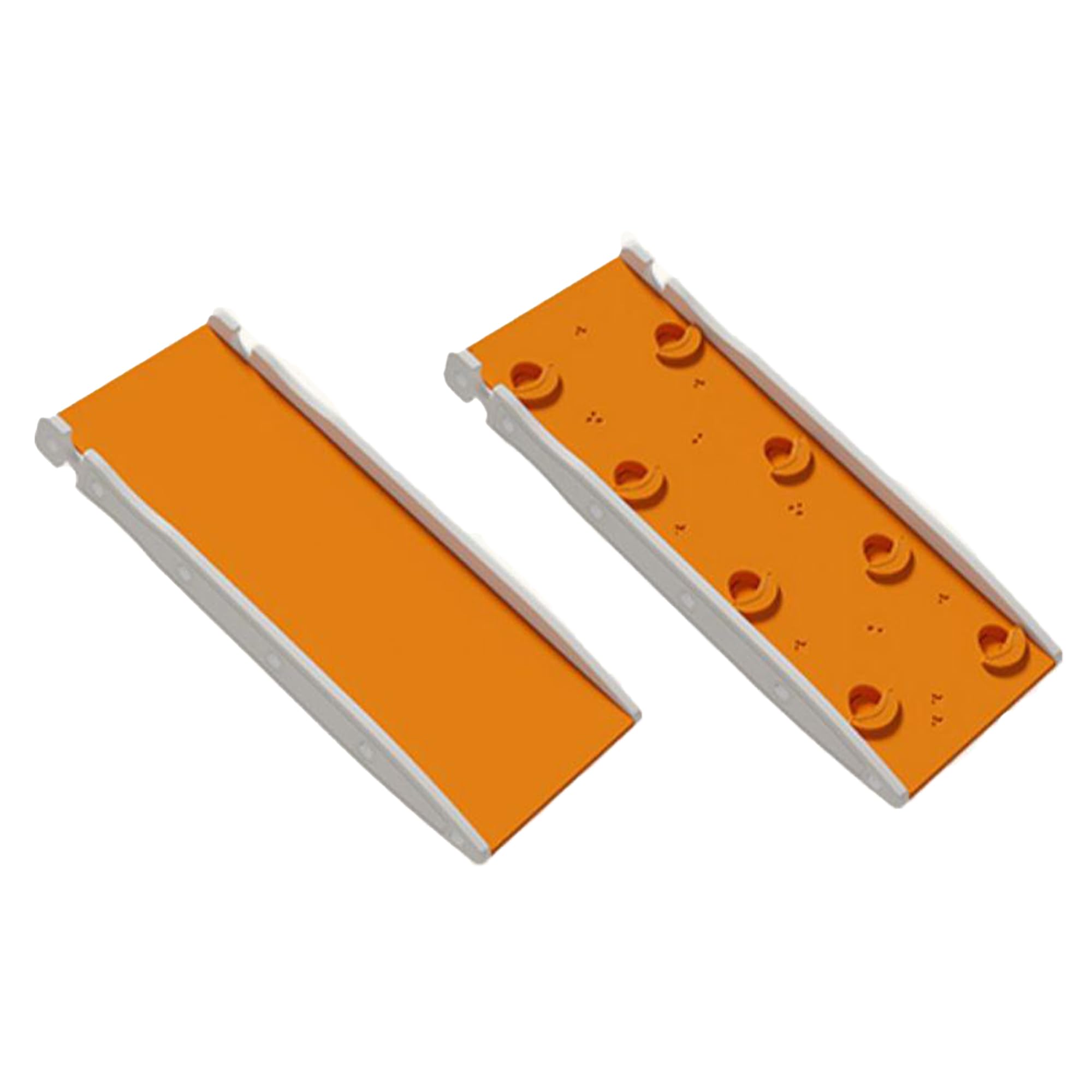 Juguetes de escalada compatibles con diapositivas, juego de triángulos Pikler para niños, multifunción plegable para interiores (naranja)