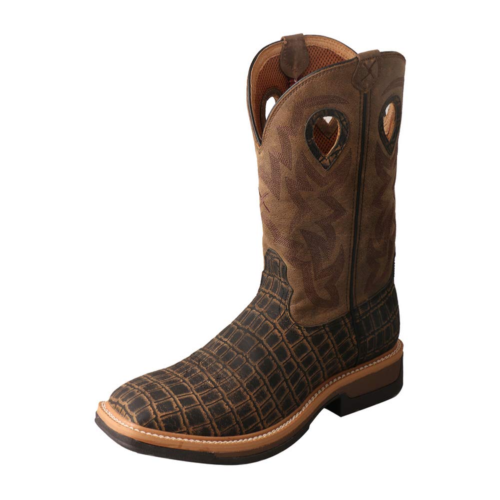 Twisted X Men's 12" Pull on Alloy Toe Western Work Boot