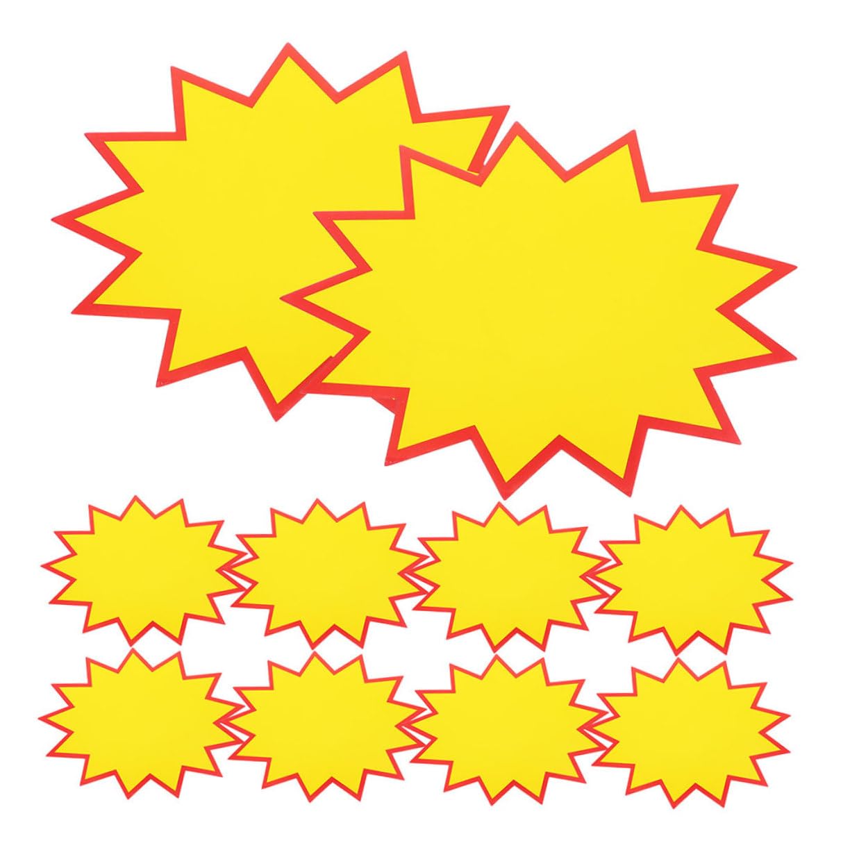 GALPADA 200pezzi Cartellini Dei Prezzi Al Dettaglio Forma Stella Vuota Grandi in Carta Per Forniture Da Supermercato Cartellini Per Negozi Per Contrassegnare i Prezzi