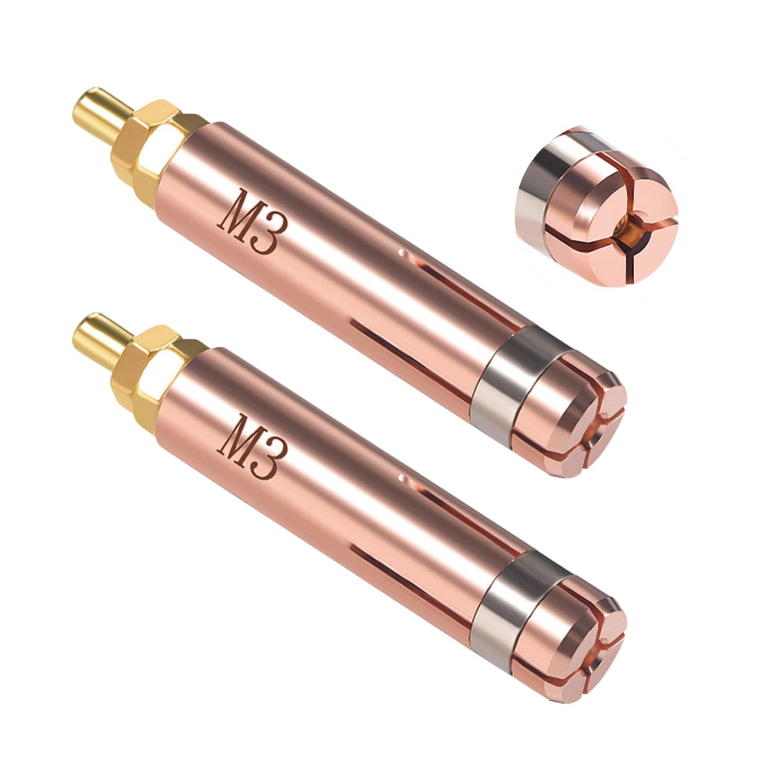 Kfwfuaee E Copper Welding Nozzl Welding Torch Collet Chucks For 3/4 / 5/6 / 8 / 10Mm Studs Machin Collet Chucks